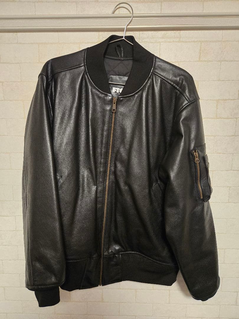 FTC LEATHER MA-1 JACKET​ Mサイズ