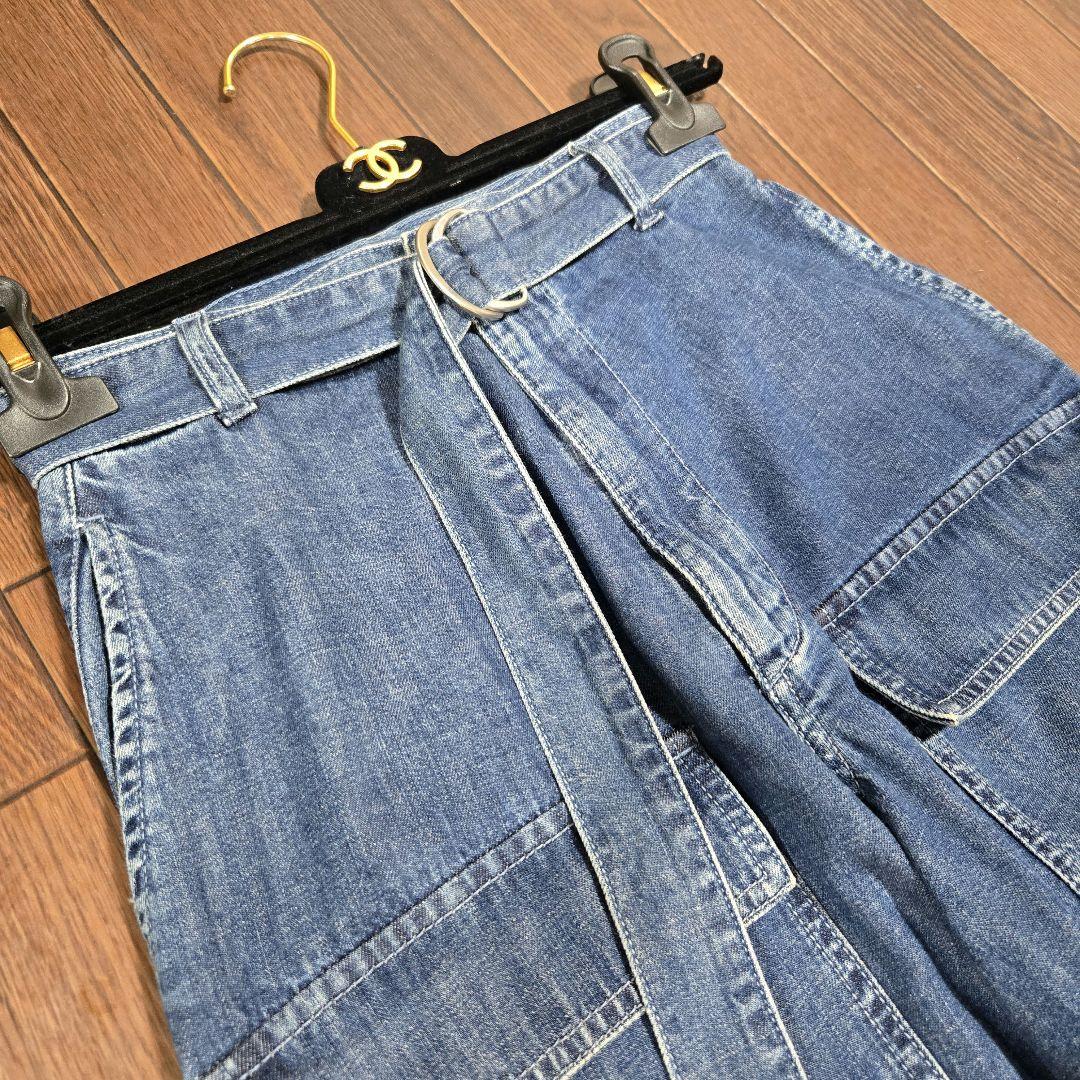 極美品◆国内正規品 ステラマッカートニー カーゴデニム デニム パンツ 24