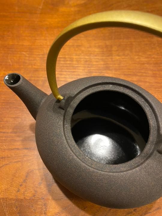 WAZUQU 和鉄ポット　ふく　取手金箔仕上げ　新品未使用