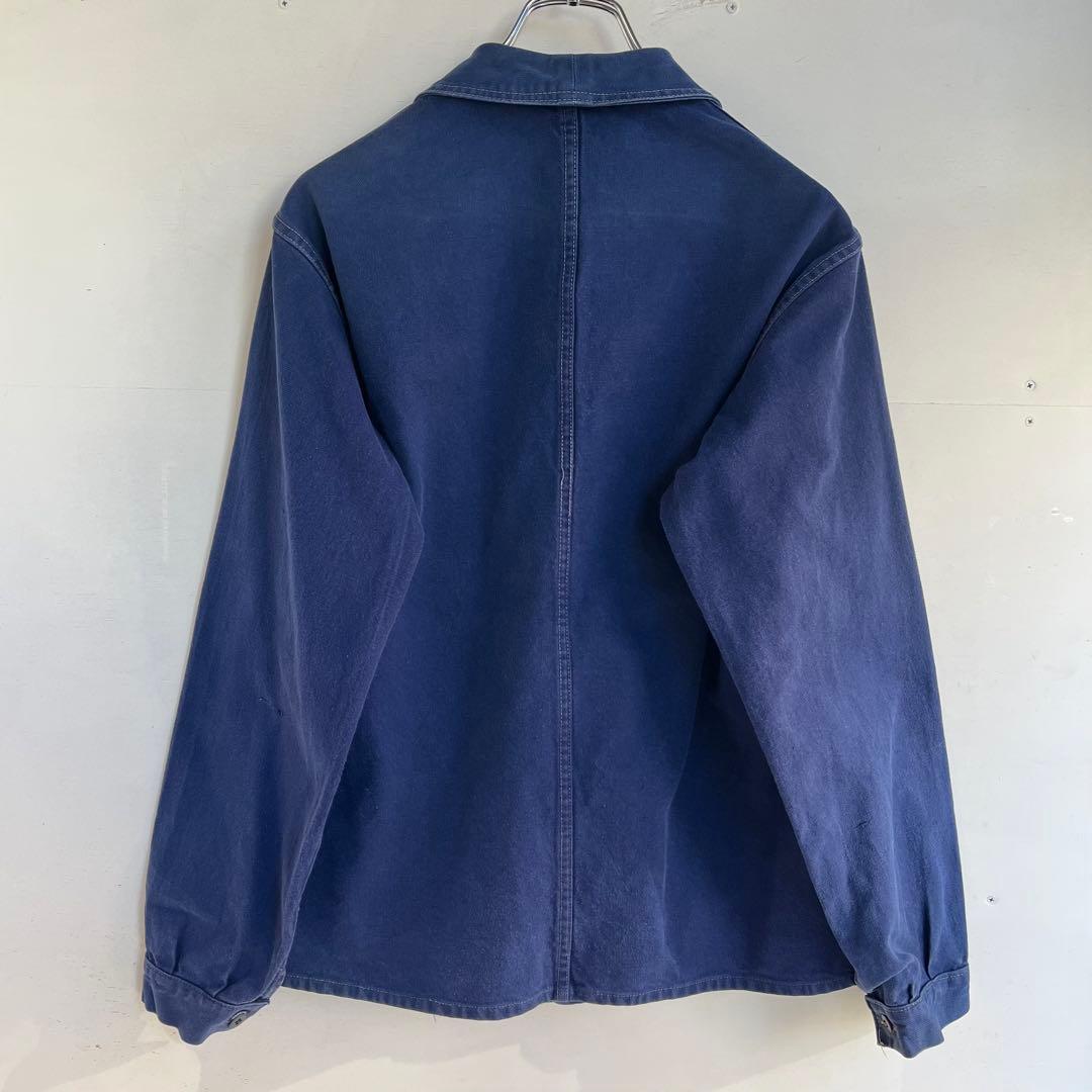 60s フレンチ カバーオール ワークジャケット ヴィンテージ 古着 ユーロ