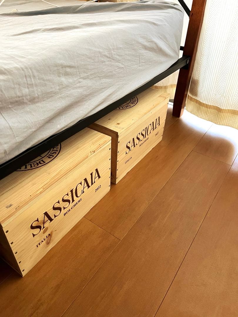 SASSICAIA 木製リメイク木箱　× 2
