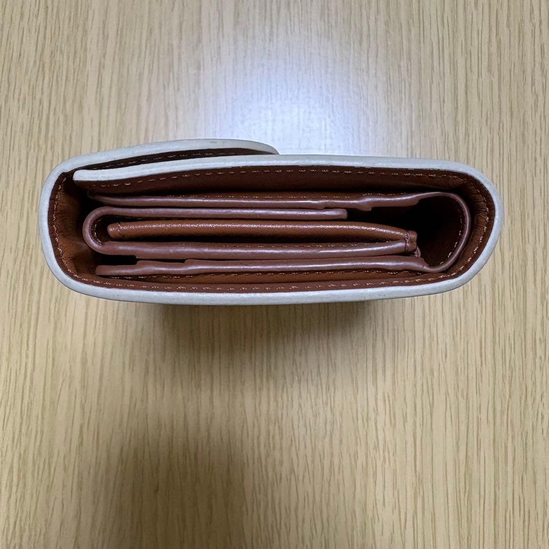 CELINE セリーヌ 3つ折り財布 トリオンフ ベージュ 箱有