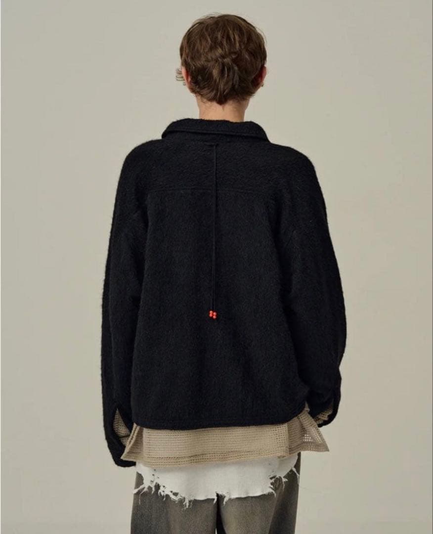 アンセルムANCELLM 25AW SHAGGY ZIP UP SHI