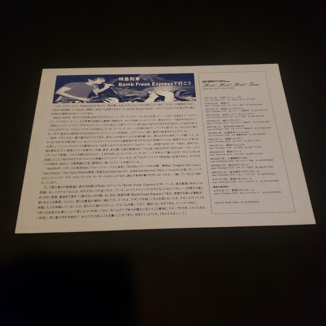 希少 Zoobombs ズボンズ 国内プロモ 非売品