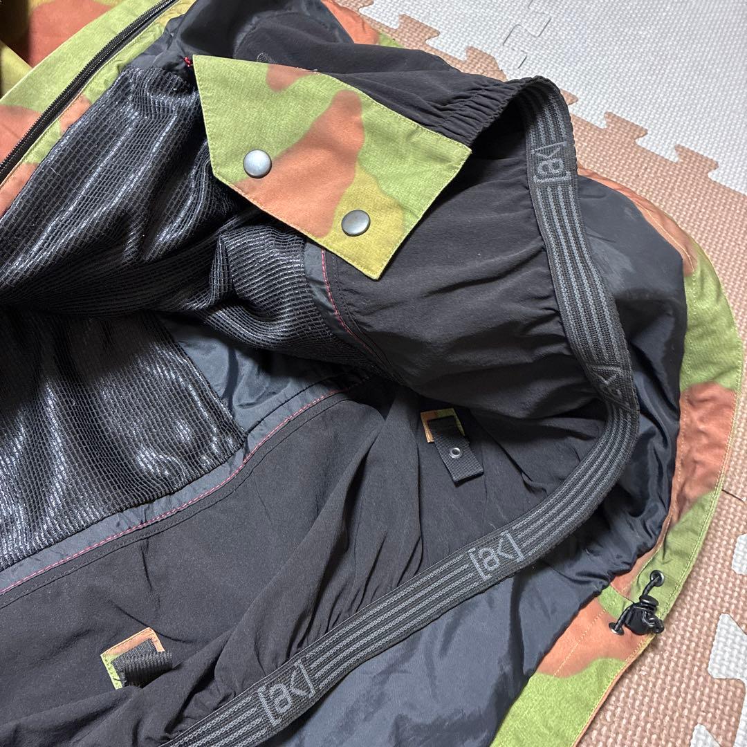 スノーボード burton AK anorak jacket gore-tex camo