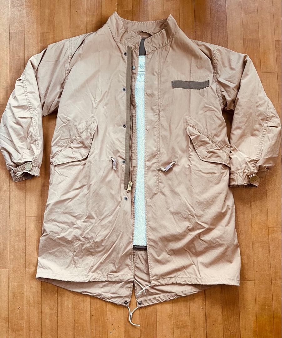 Schott　3way M-51モッズコート　ライナー取り外し可能　L　ベージュ
