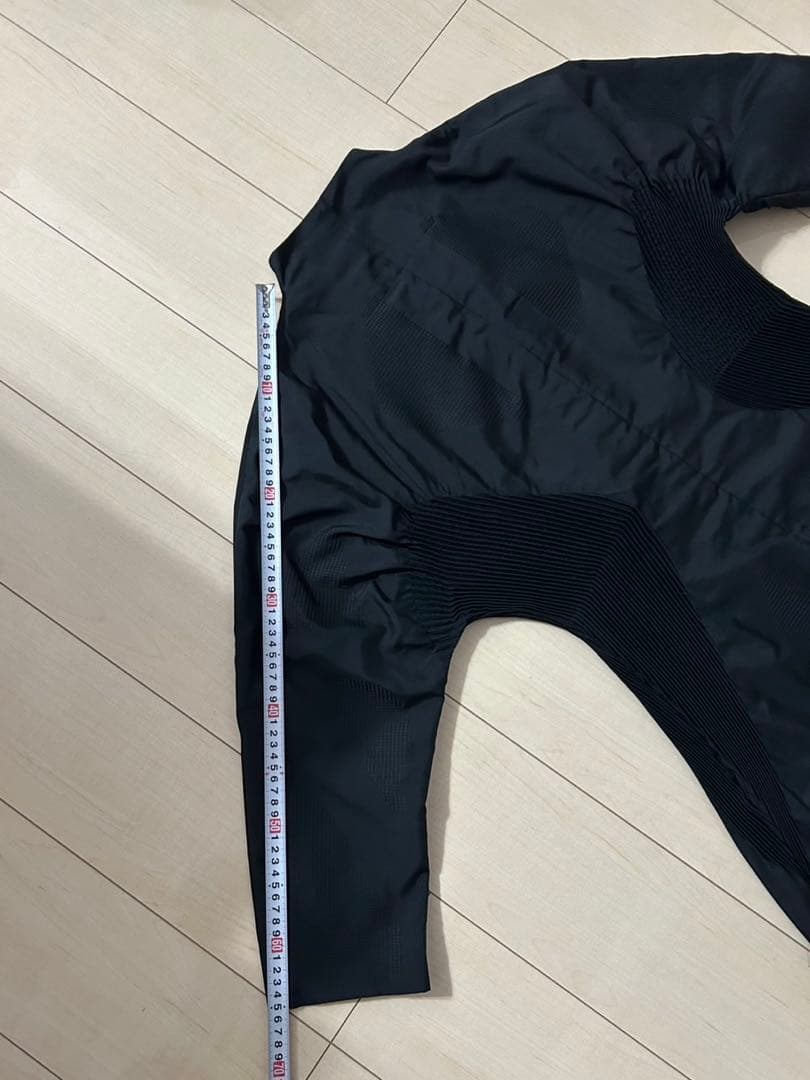 ISSEY MIYAKE イッセイミヤケ シャーリング コート ブラック