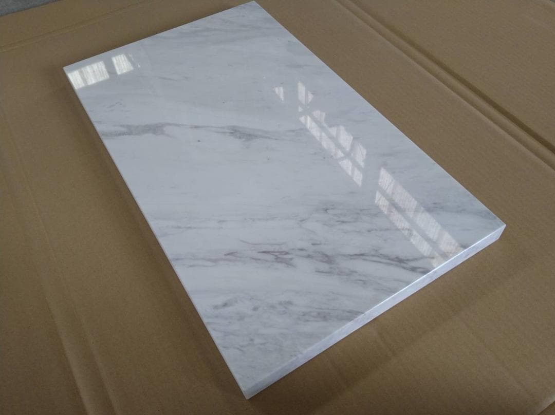 天然白大理石　のし台　600×350×30●　製菓台・こね台　●新品● 送料無料