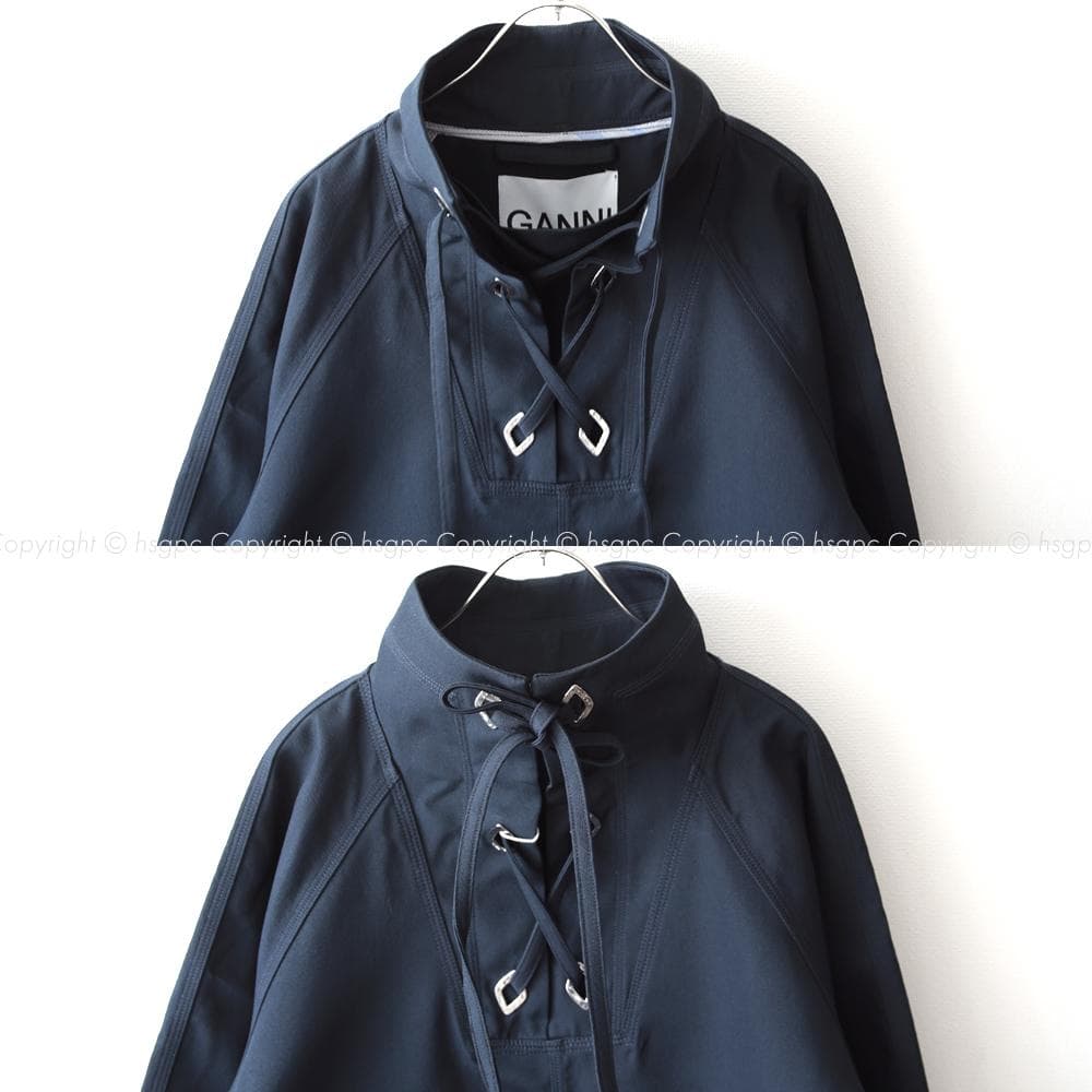 【定価5.9万】GANNI ヘビー ツイル プルオーバー ジャケット ブルゾン