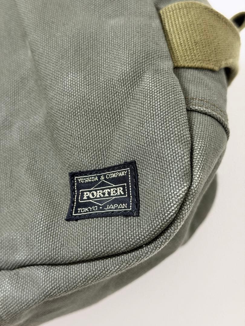 PORTER 吉田カバン　UNRIVALED ダブルネーム　カーキ　バッグ　鞄