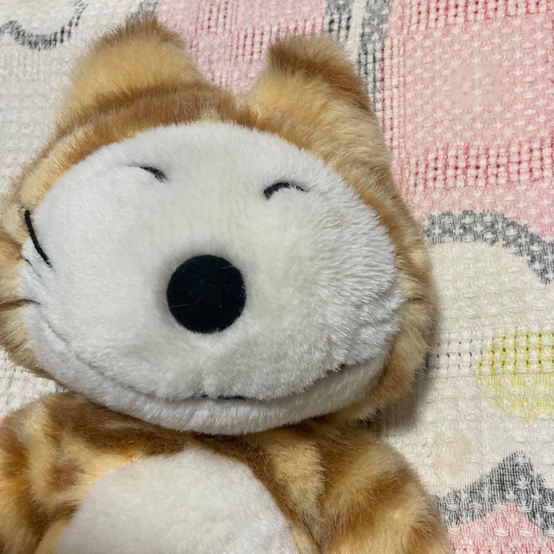 ら*ぁ様 11ぴきのねこ　とらねこ大将　ぬいぐるみ　中古品　毛足の長いタイプ