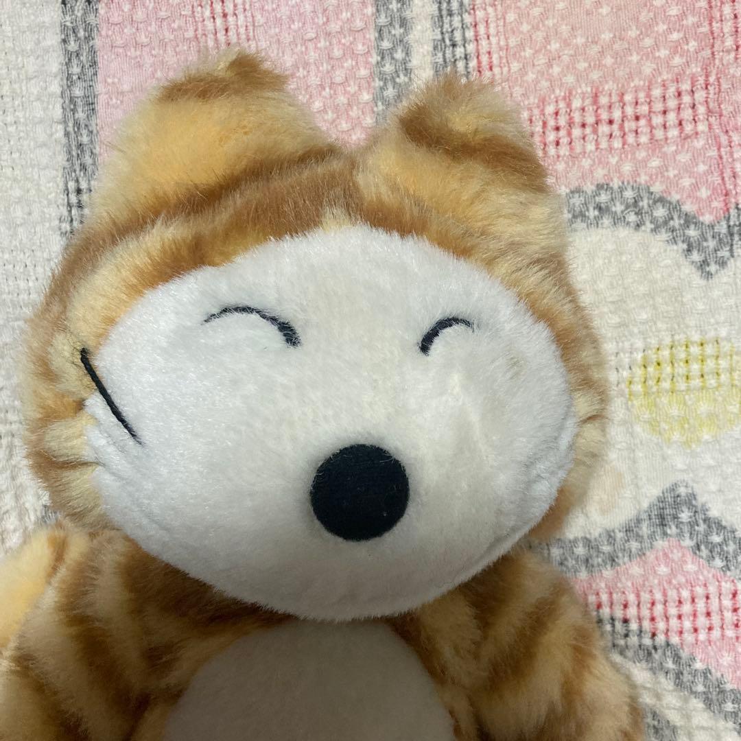 ら*ぁ様 11ぴきのねこ　とらねこ大将　ぬいぐるみ　中古品　毛足の長いタイプ