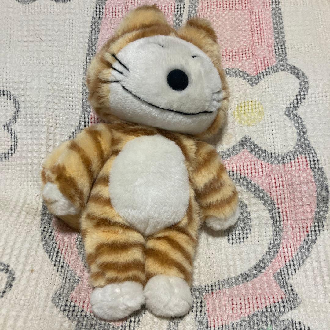 ら*ぁ様 11ぴきのねこ　とらねこ大将　ぬいぐるみ　中古品　毛足の長いタイプ