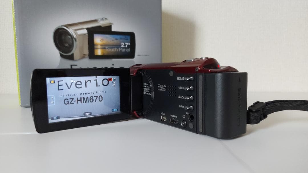 Everio GZ-HM670 ビデオカメラ