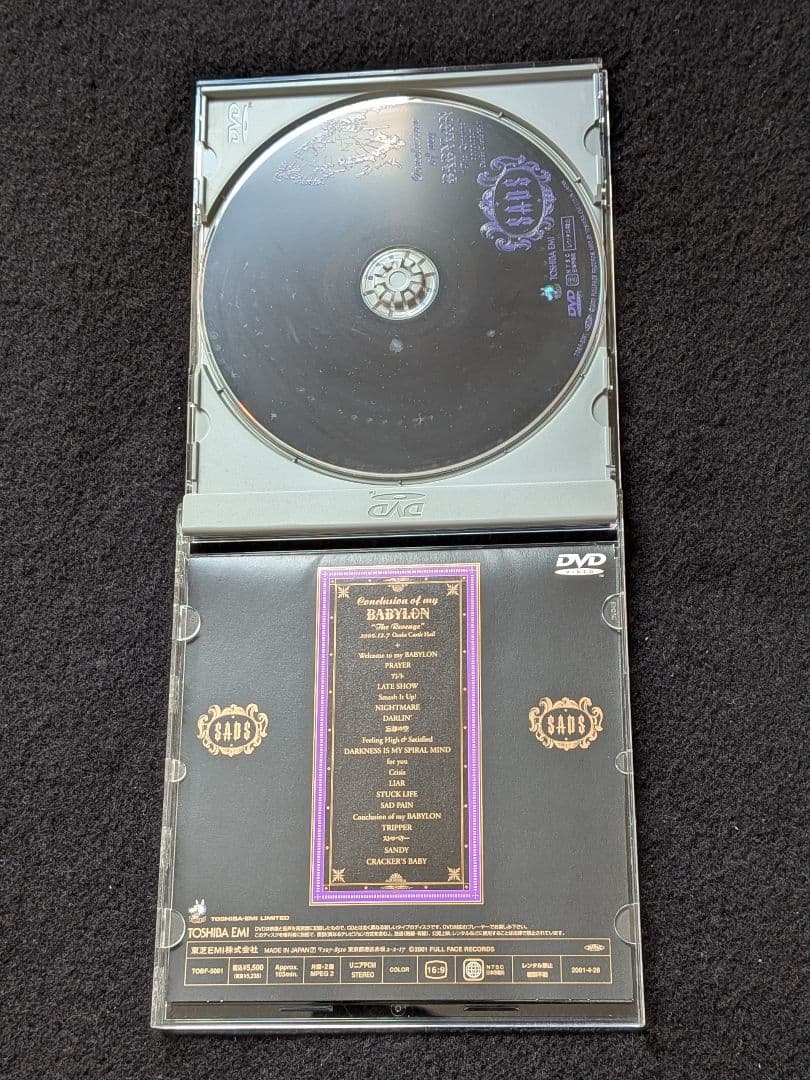 SADS サッズ　DVD　ライブ　忘却の空　ストロベリー　ステッカー　清春