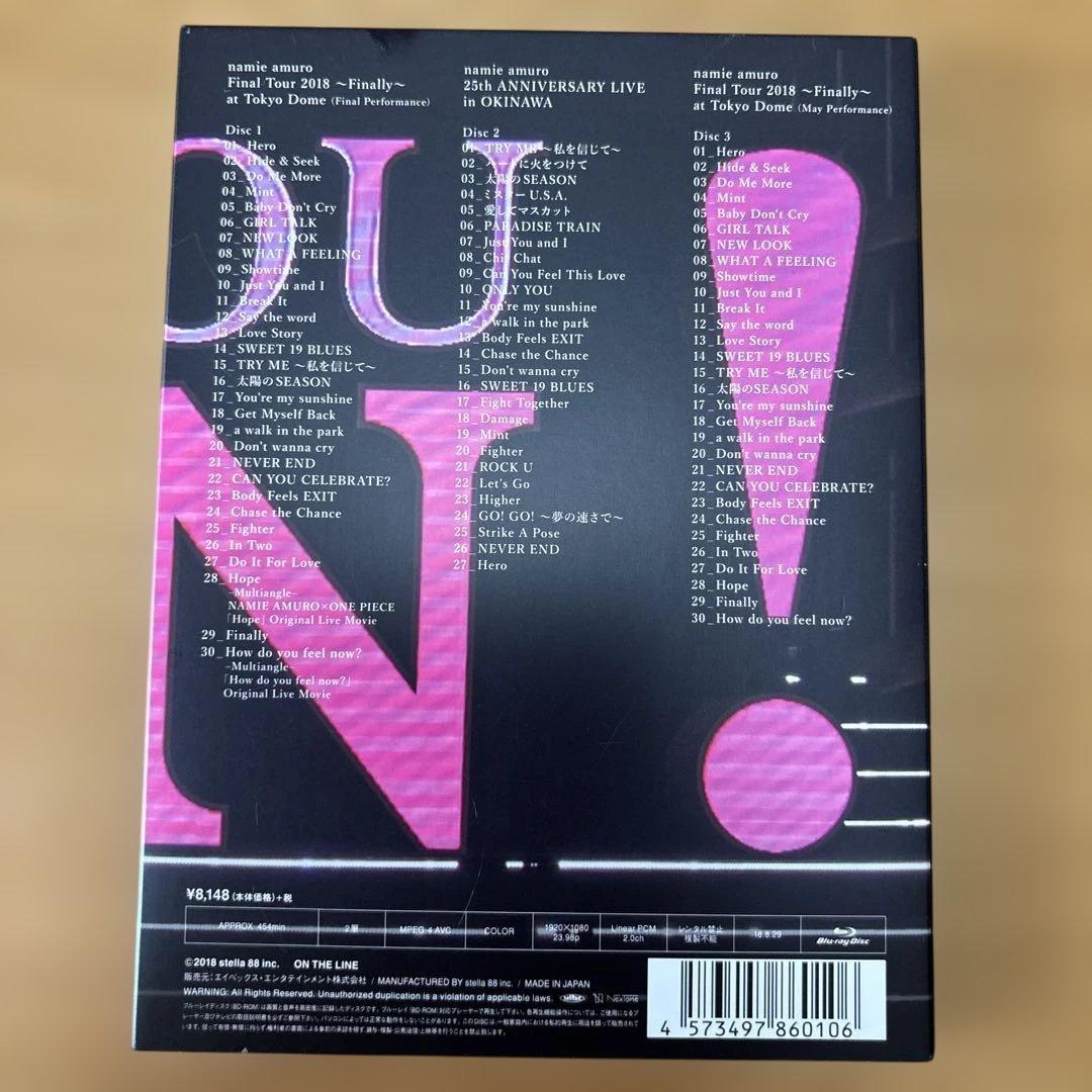 安室奈美恵Finally Final Tour 2018 DVD