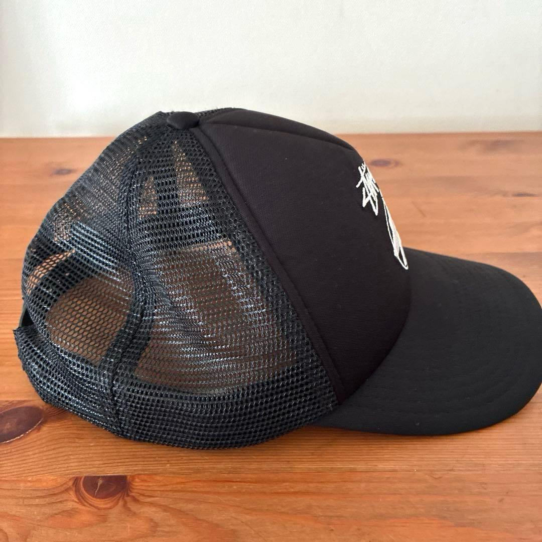 【希少デザイン】Stussy ステューシー メッシュキャップ シャドウマンサーフ