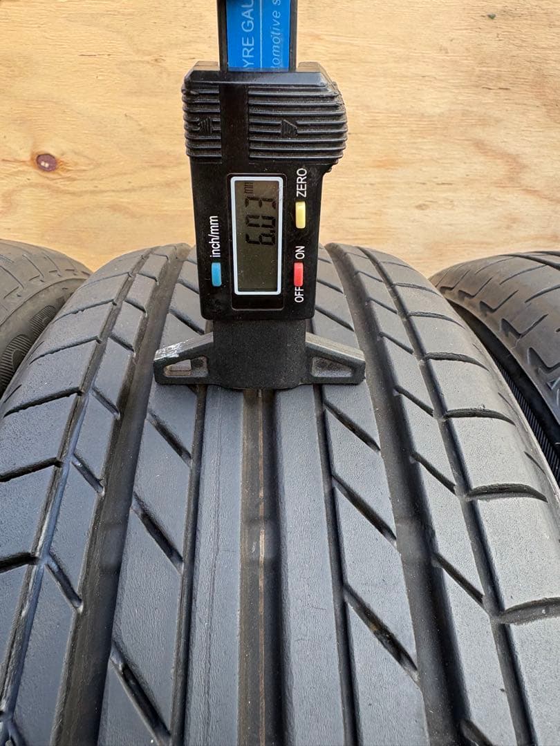 185/60R15 BRIDGESTONE EP150中古タイヤバリ溝