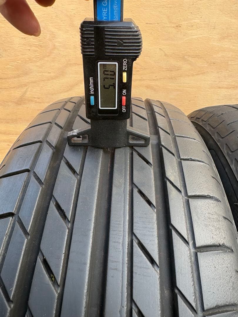 185/60R15 BRIDGESTONE EP150中古タイヤバリ溝