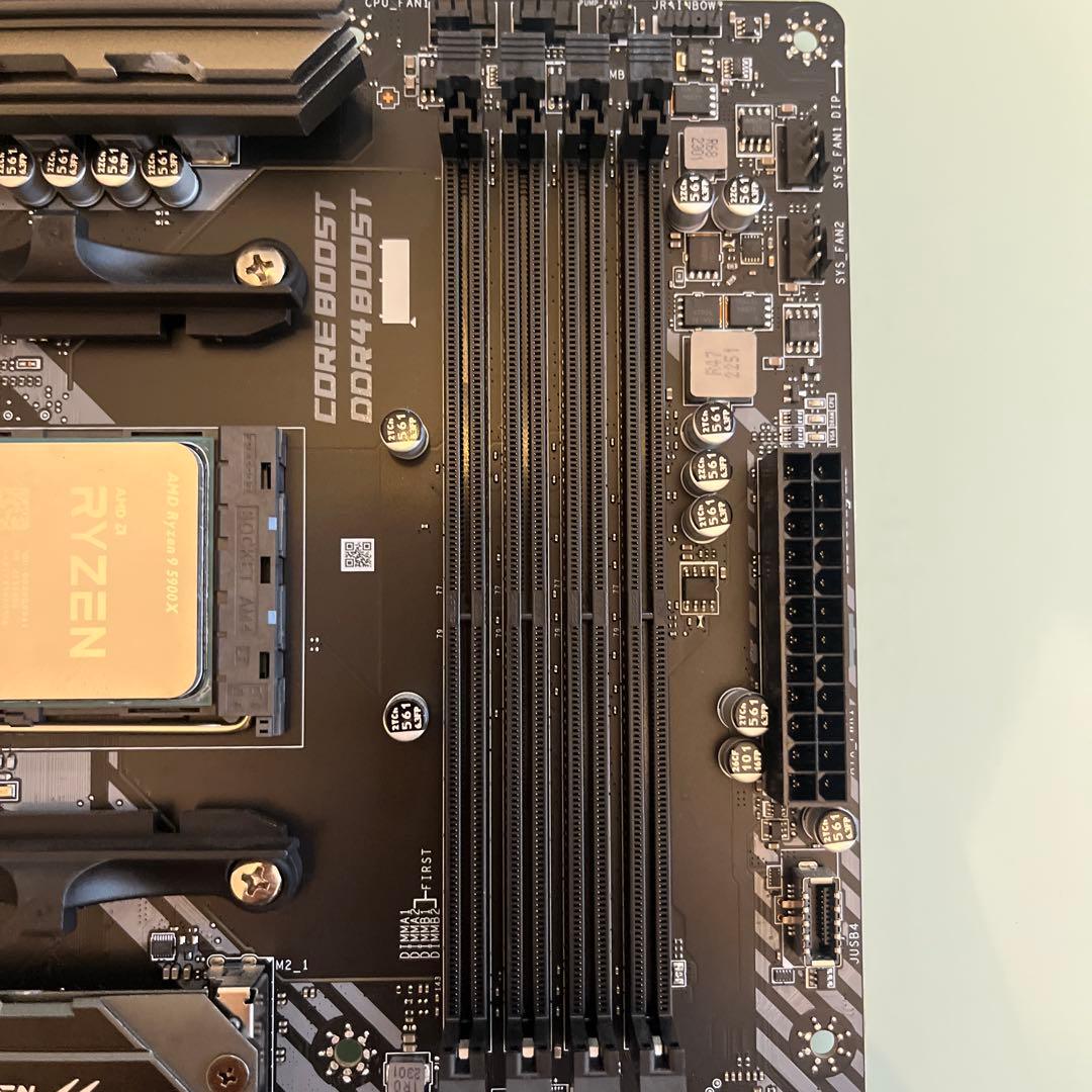 AMD Ryzen9 5900X B550マザーボード