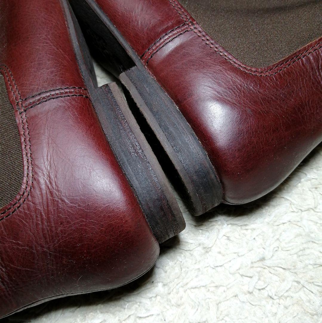 いおり様お値下げ品★Diu★ボルドーブラウン レザー L ショートブーツ