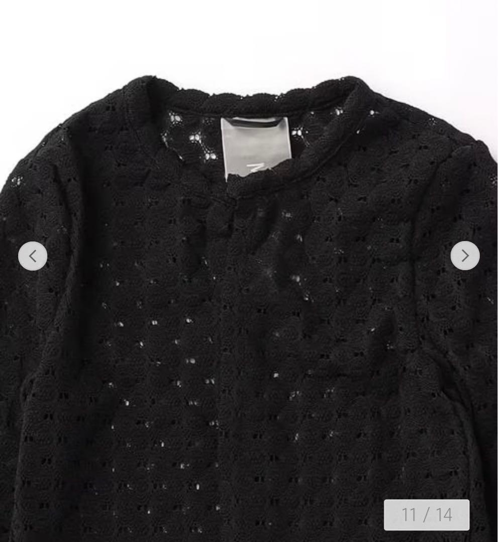 みどりきいろ＜MIOSMOKEY＞LACE CARDIGAN/カーディガン