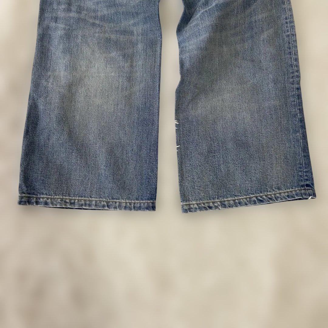 美品✨spick&span 5 1/2 FRONT CRUSHED DENIM