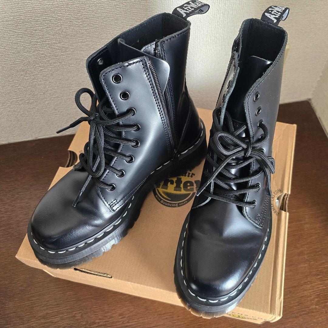 Dr.Martens JADON ホワイトステッチ 8ホールブーツ UK5