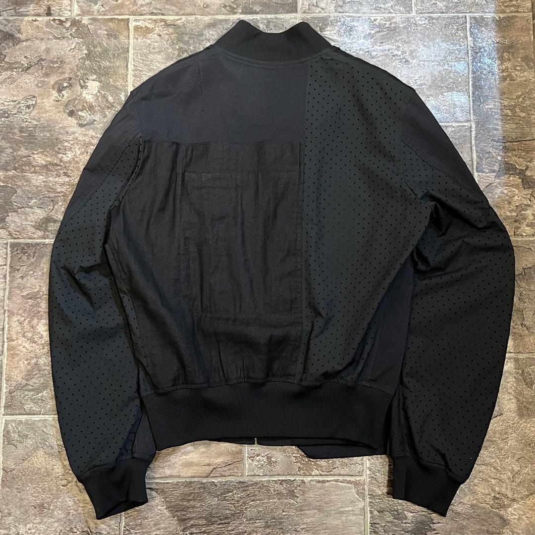 【新品同様】19ss Y-3 パネルレイヤードテックボンバージャケット黒Sヨウジ