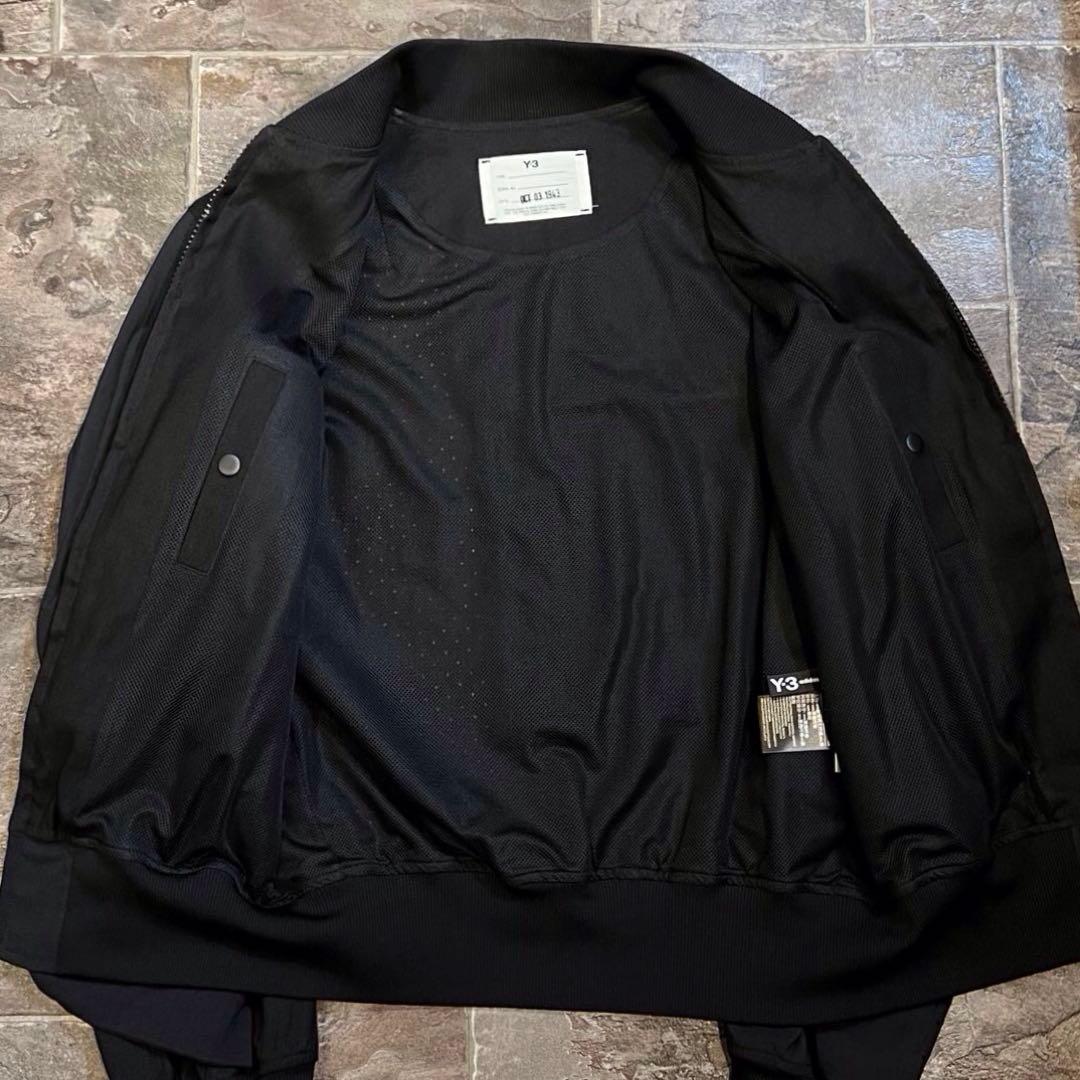 【新品同様】19ss Y-3 パネルレイヤードテックボンバージャケット黒Sヨウジ
