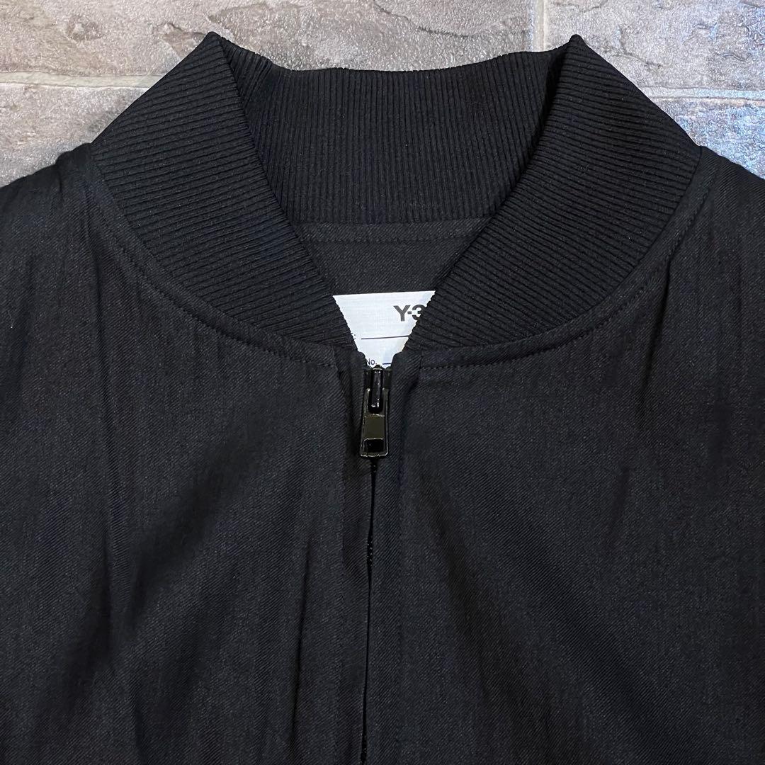 【新品同様】19ss Y-3 パネルレイヤードテックボンバージャケット黒Sヨウジ