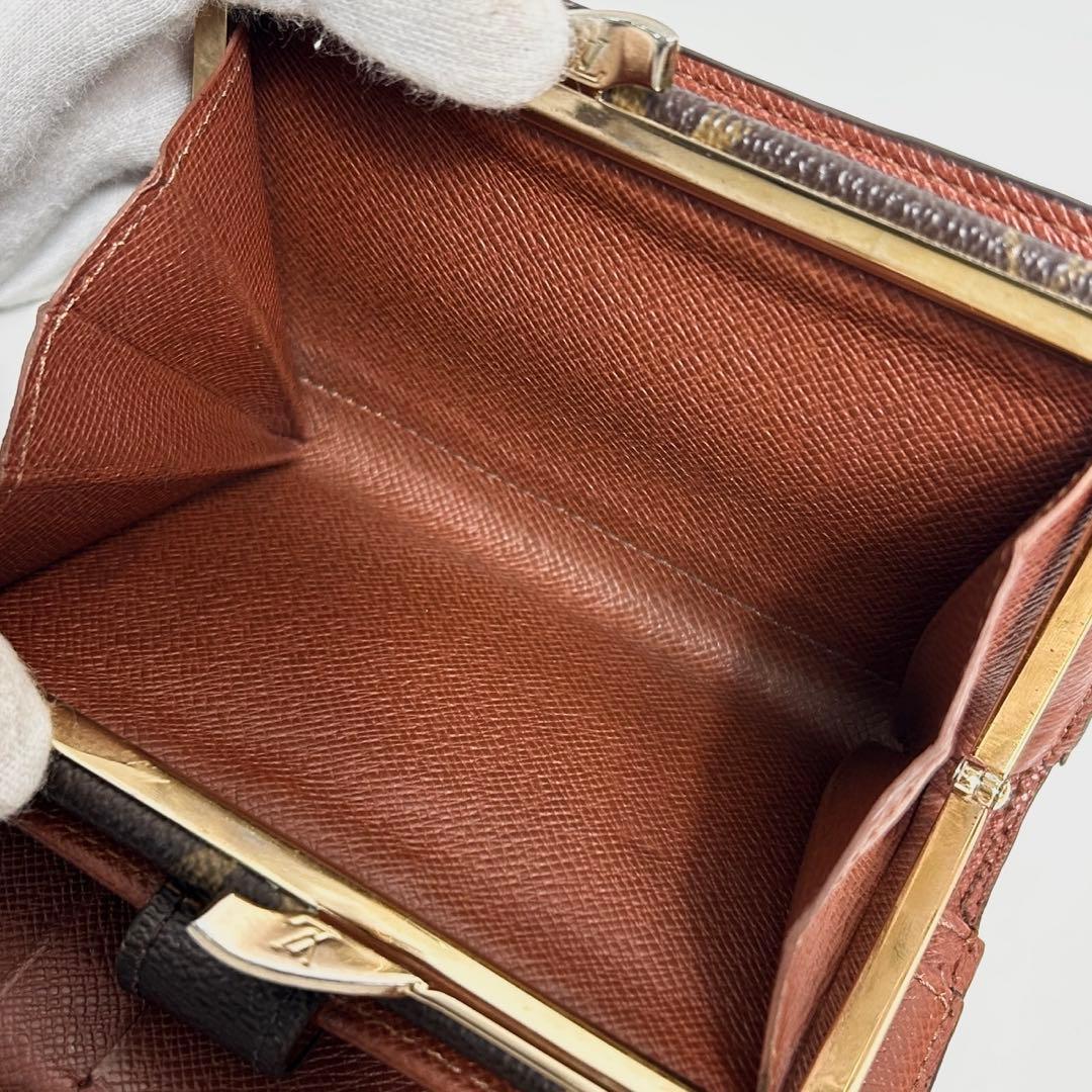 ✅【美品】メンテ済み　ルイヴィトン　モノグラム　ヴィエノワ　二つ折り財布　がま口