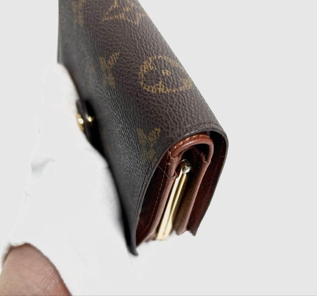 ✅【美品】メンテ済み　ルイヴィトン　モノグラム　ヴィエノワ　二つ折り財布　がま口