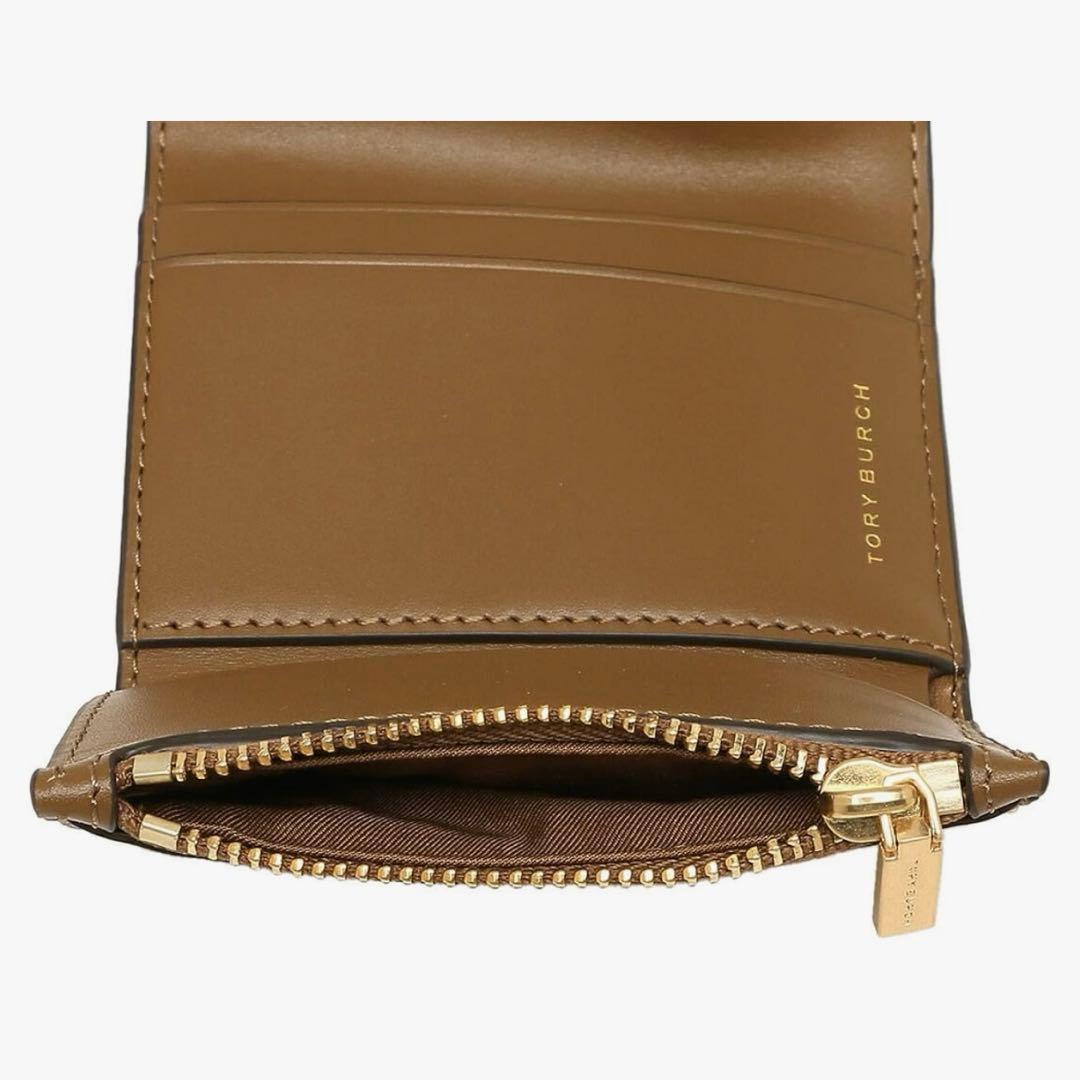 限定1点‼️ トリーバーチ　三つ折り財布　新品　茶色　キャメル
