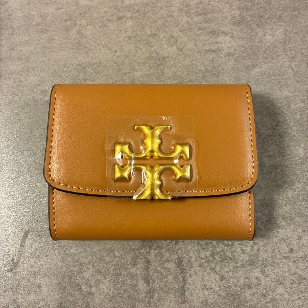 限定1点‼️ トリーバーチ　三つ折り財布　新品　茶色　キャメル