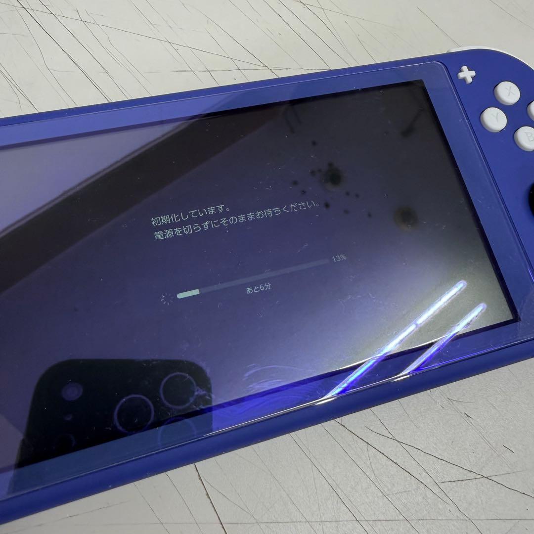 Nintendo Switch Lite ブルー 充電器付き　初期化済み