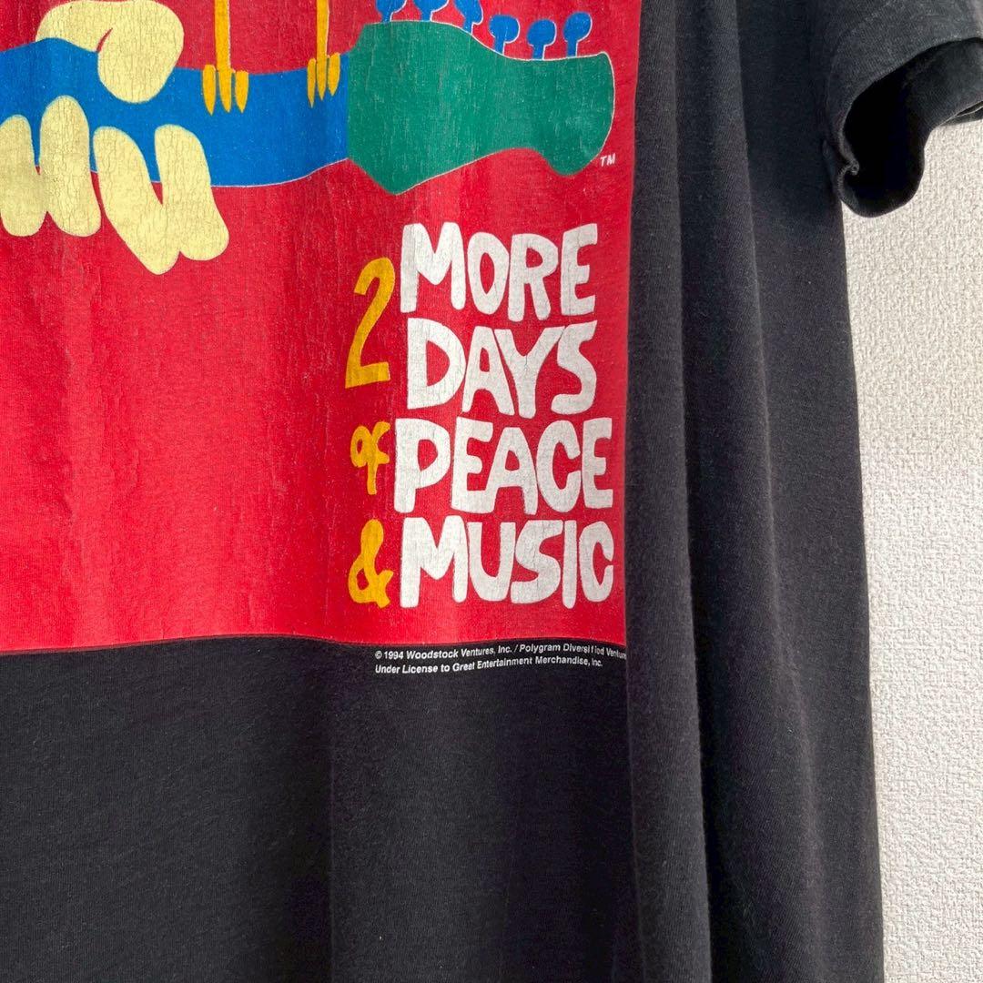 【スペシャル】90's WOODSTOCK Tシャツ ブラック XL 木村拓哉着
