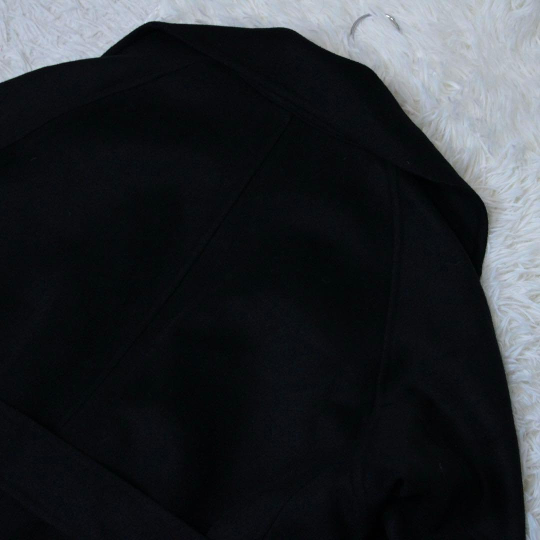 UNIQLO +J カシミヤブレンドラップロングコート ブラック ジルサンダー