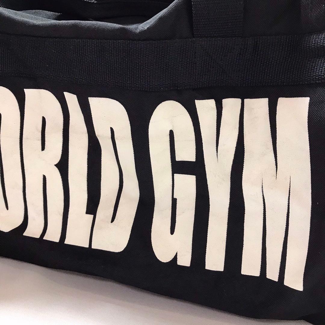 WORLD GYM ボストンバッグ ブラック
