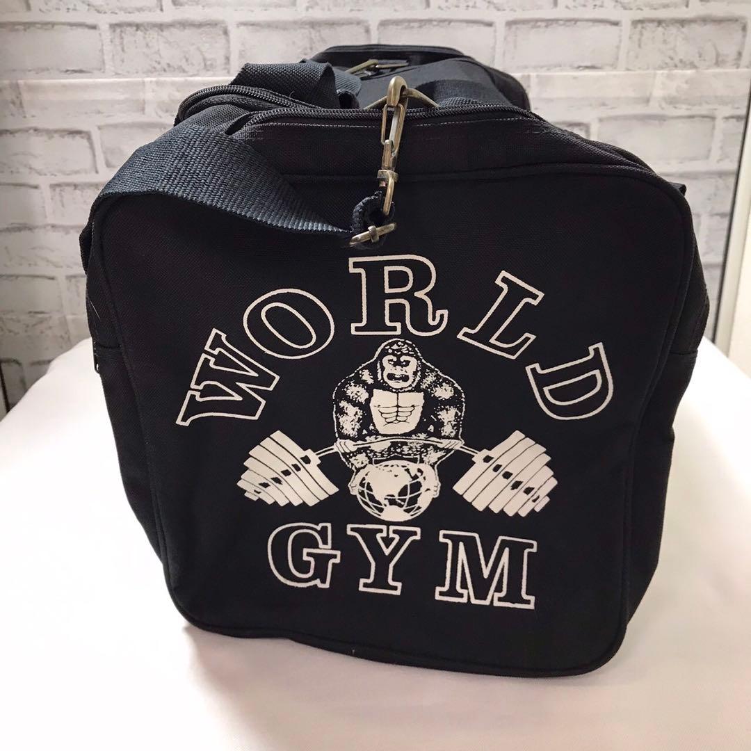 WORLD GYM ボストンバッグ ブラック