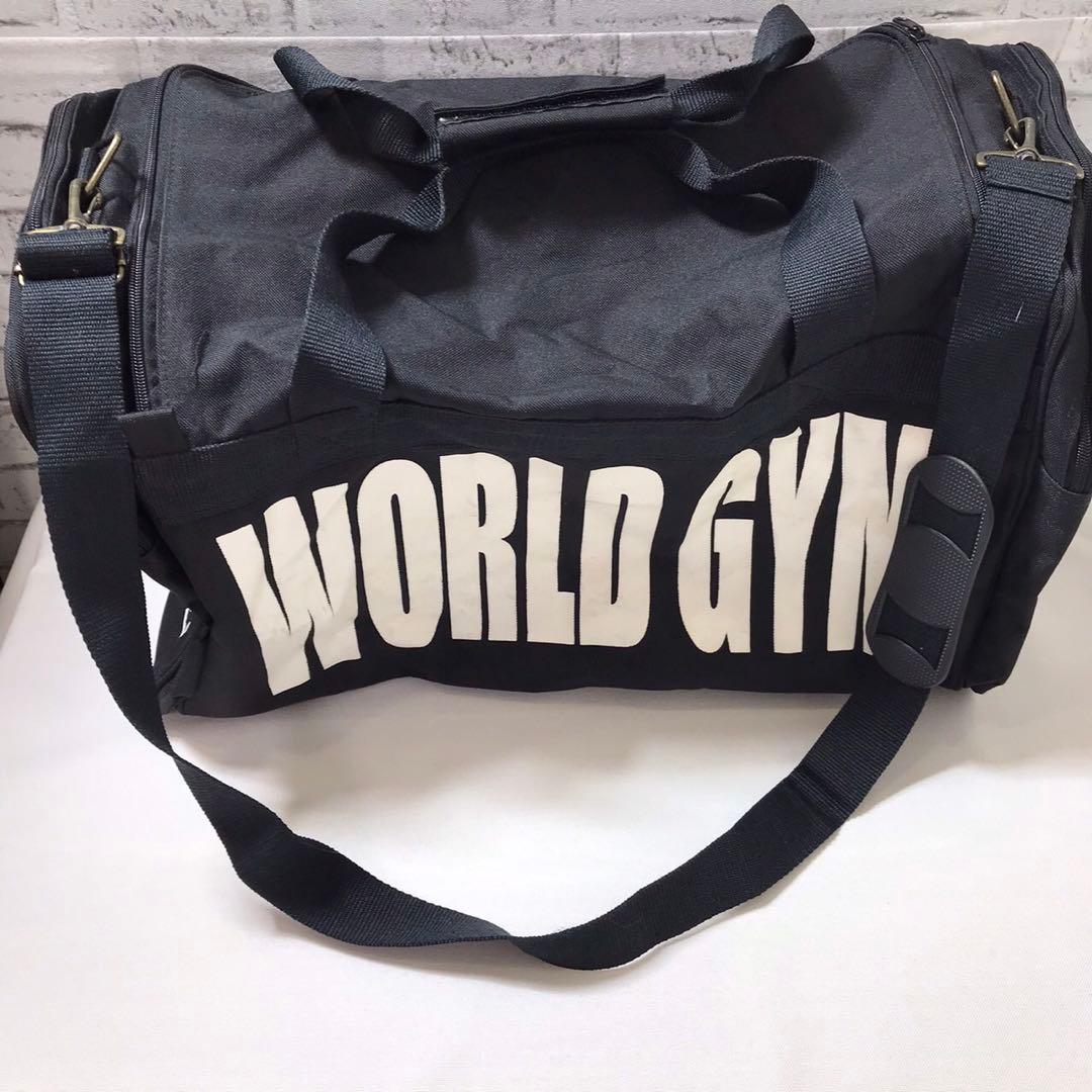 WORLD GYM ボストンバッグ ブラック