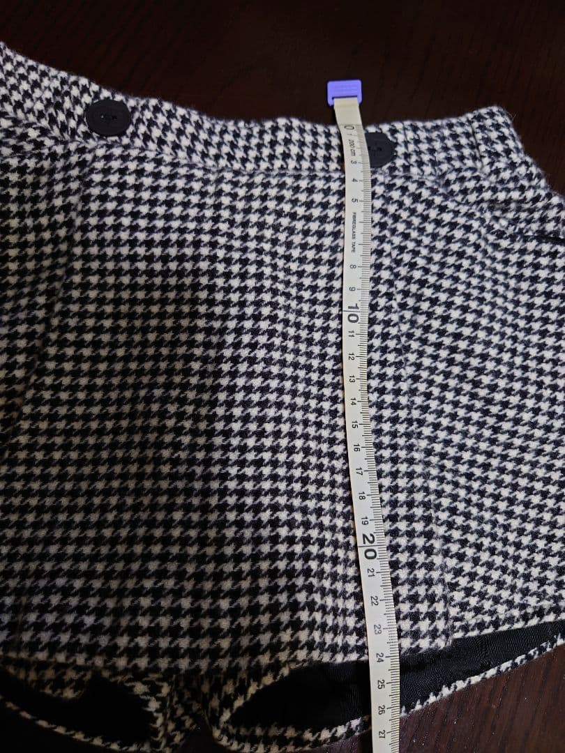 Christian Dior　女の子　スコート 千鳥格子