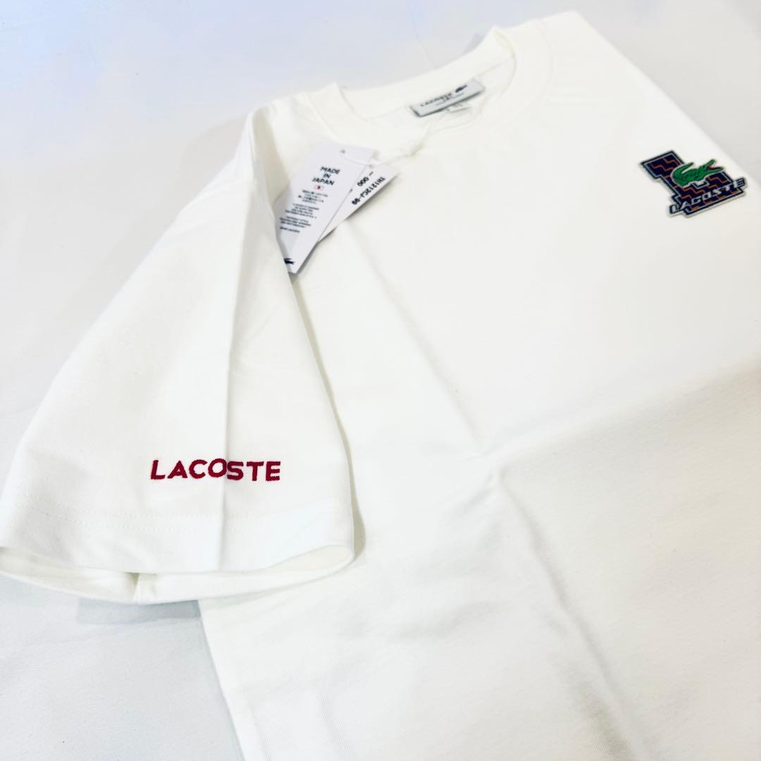 新品 未使用LACOSTE ラコステ Tシャツ 日本製 M サイズ相当