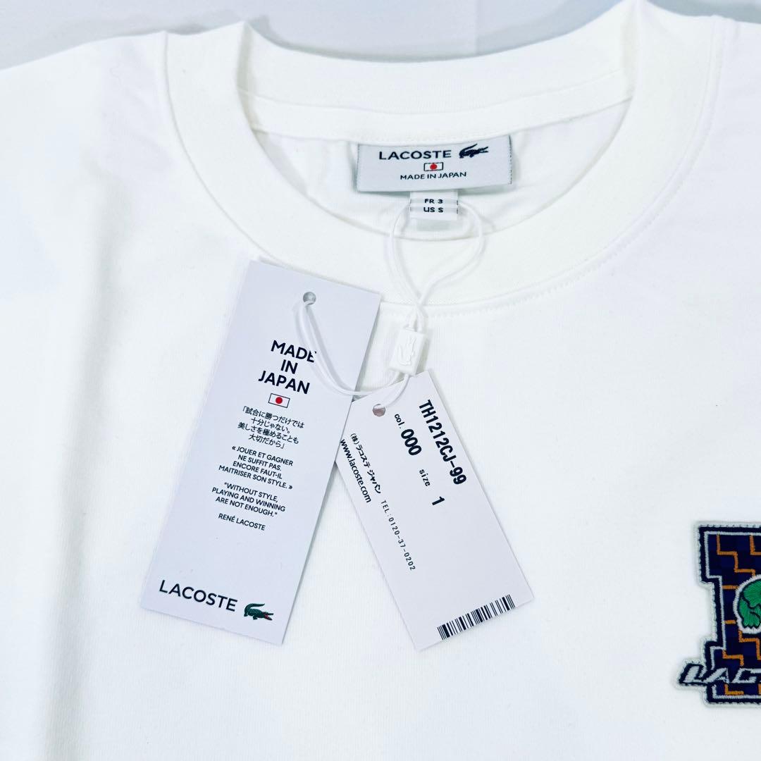新品 未使用LACOSTE ラコステ Tシャツ 日本製 M サイズ相当