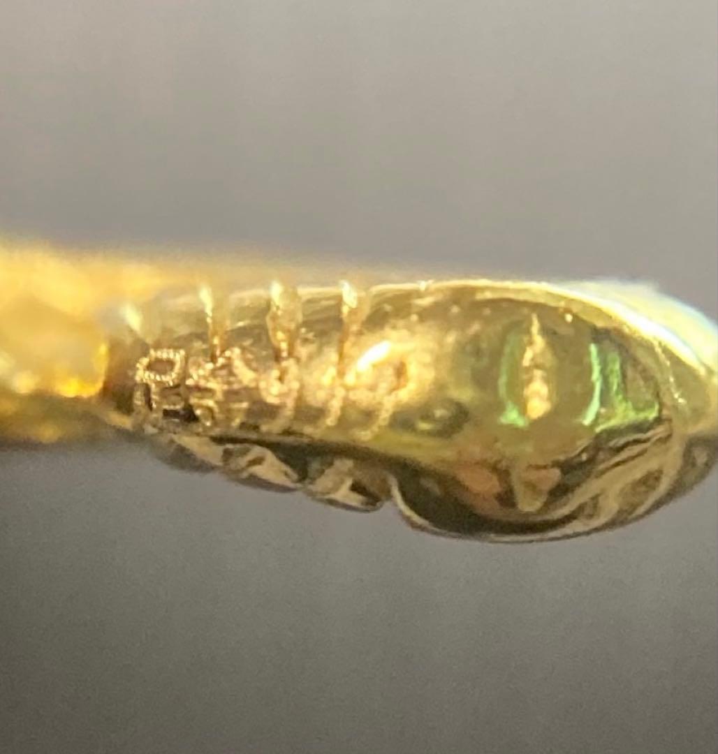 24K 羽根　フェザー　ペンダントトップ　足金999刻印　24金