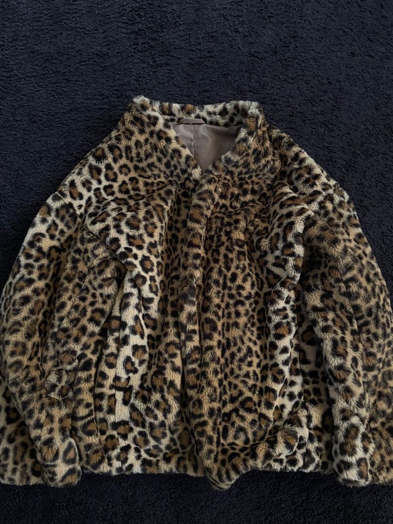 ジャケット・アウター 00s leopard fur jacket archive opium y2k