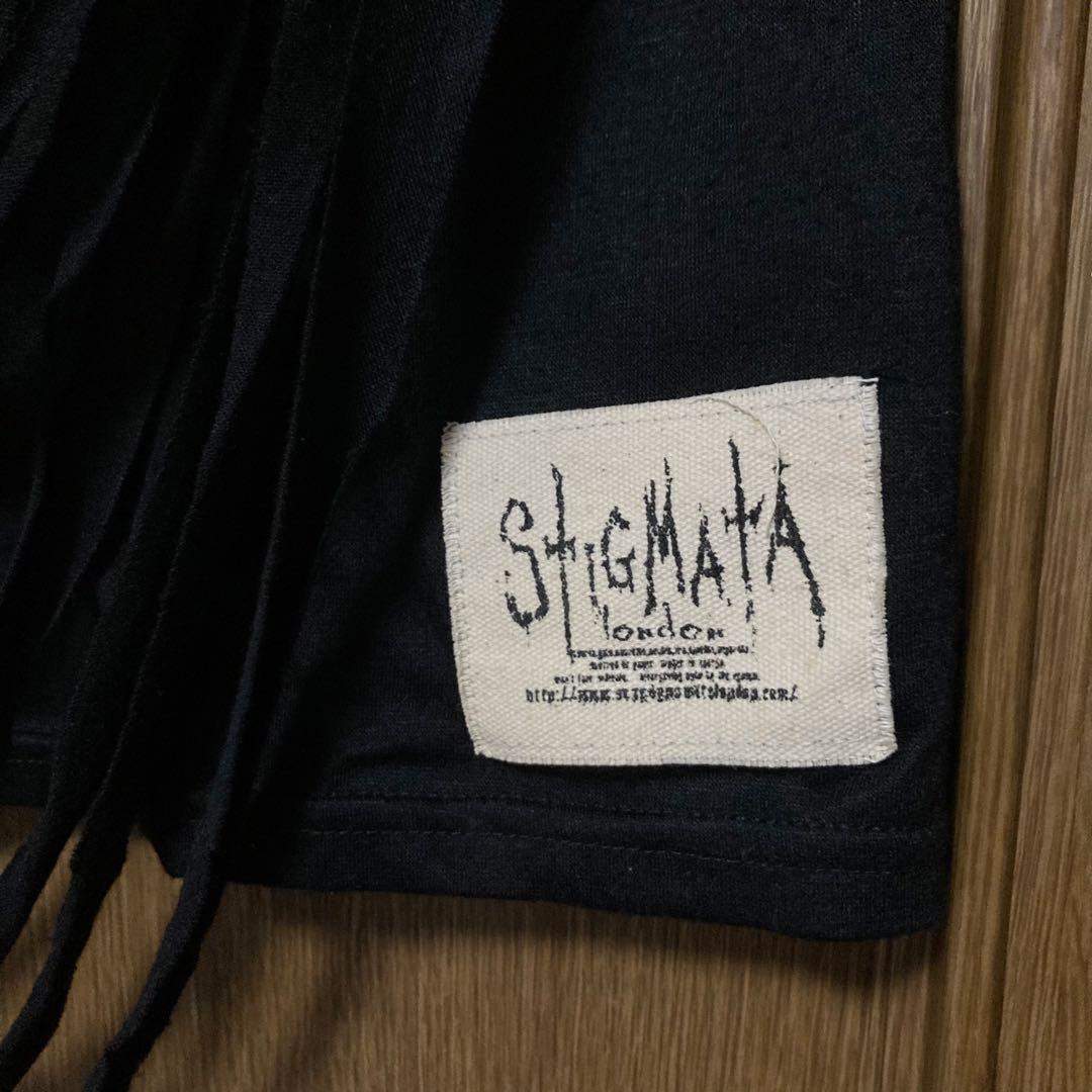【激レア】STIGMATA ブラック ドレープTシャツ