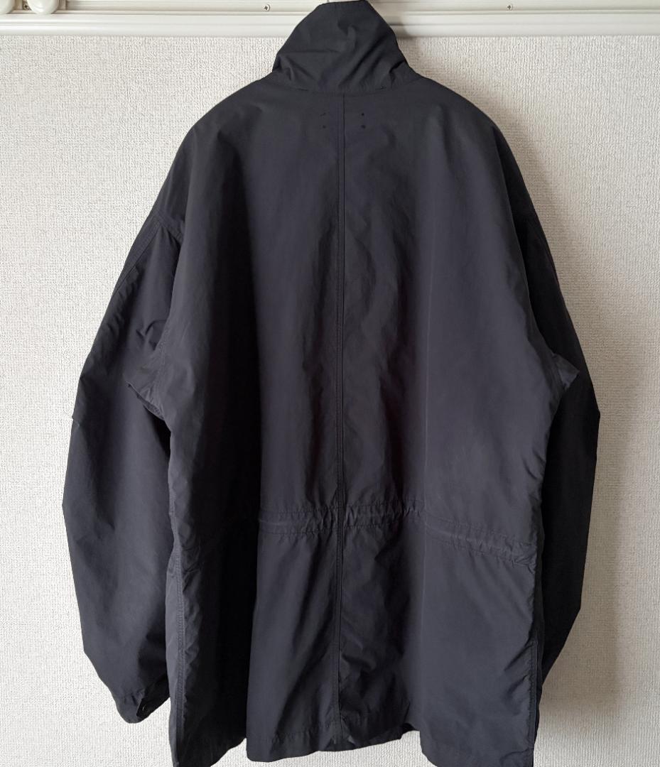 【ATON】AIR WEATHER SHORT MODS COAT グレー