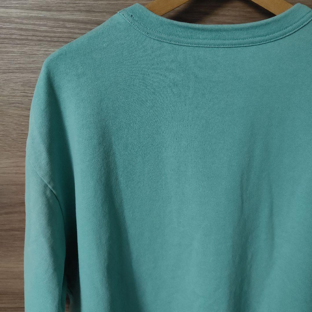 極美品FAT 13oz.天竺織 ポケ付Tシャツ SKINNY(L) ターコイズ