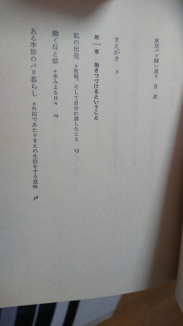 東京パリ闘い通り　秦 早穂子(1981年)